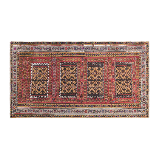 Vintage Kayseri Kilim, 230 x 470 cm / 7.5 x 15 feet
