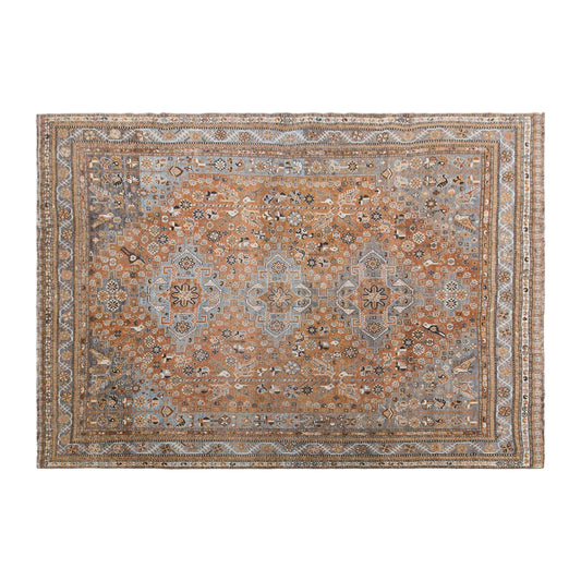 Vintage Turkish Rug, 225 × 300 cm / 7.4 x 9.8 ft Rug, Handmade Wool Area Rug