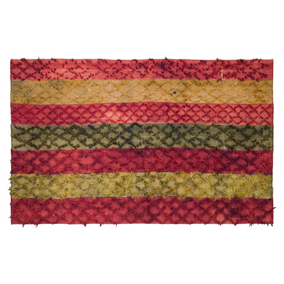 Vintage Turkish Curtain Kilim Rug, 8.4 x 12 ft, 256 x 365 cm, Handwoven Turkish Wool Kilim