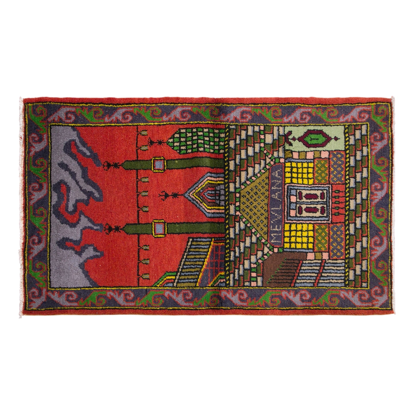 Prayer Rug 2.6 x 4.4 feet 80 x 135 cm