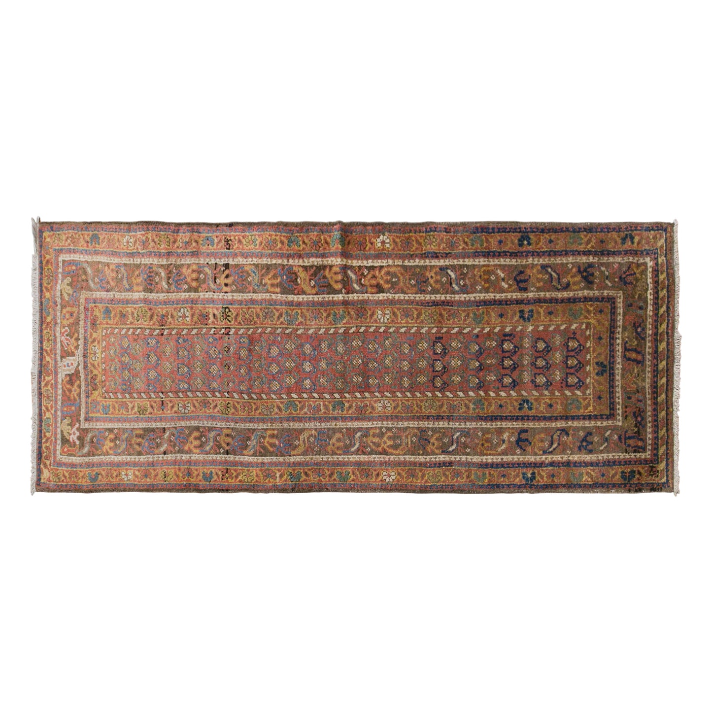 Vintage Turkish Runner Rug, 94 × 255 cm / 3.1 x 8.4 ft Handmade Wool Rug