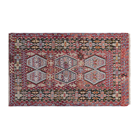 Vintage Oushak Rug, 187 x 330 cm / 6.1 x 11 feet