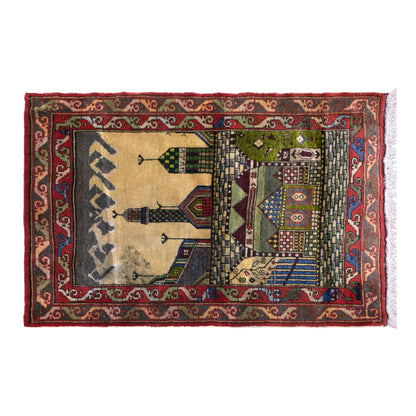 Prayer Rug 3.6 x 4.8 feet 110 x 147 cm