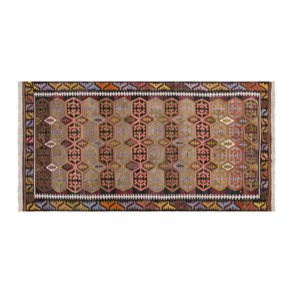 Vintage Sivrihisar Kilim, 165 x 350 cm / 5.4 x 11 feet