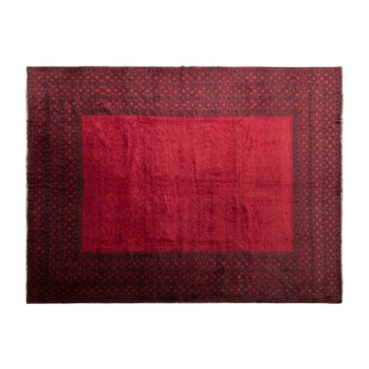 Vintage Turkish Rug, 310 × 350 cm / 10 x 11 ft Rug, Handmade Wool Area Rug