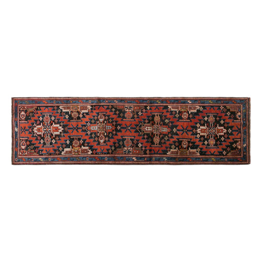 Vintage Turkish Runner rug, 70 x 295 cm / 2.3 x 9.7 feet