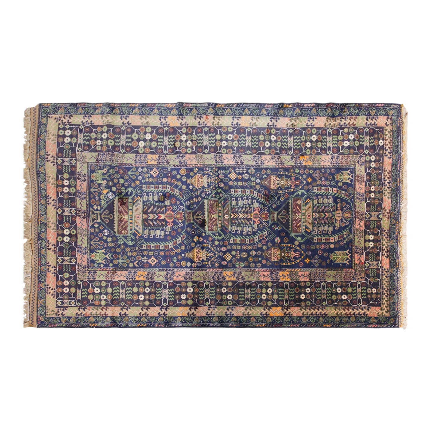 Vintage Konya Rug, 115 × 205 cm / 3.8 x 6.7 ft Handmade Wool Rug