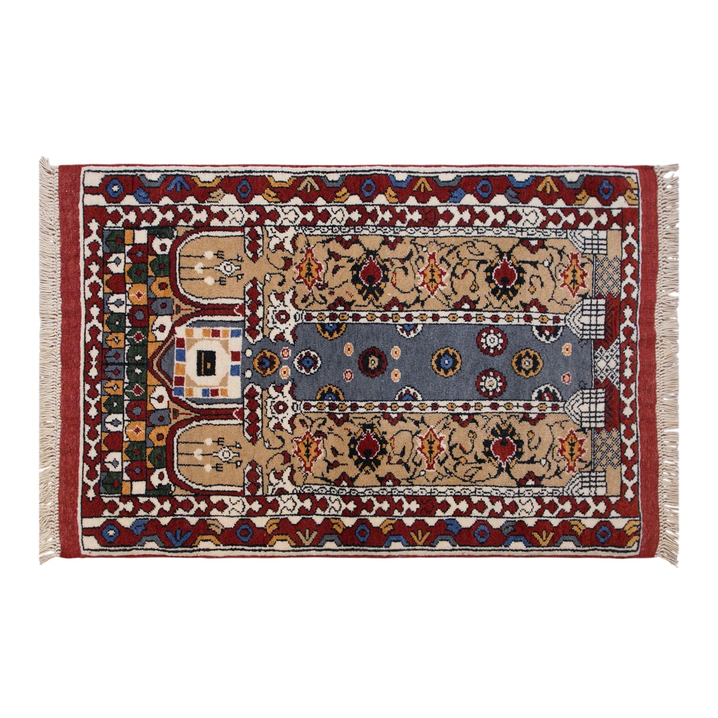 Prayer Rug 2.8 x 4.3 feet 85 x 130 cm