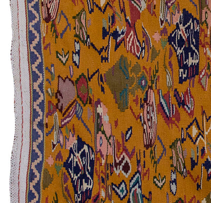 Vintage Kilim Rug,Kayseri Kilim 2'2" x 3'3" feet 67 x 100 cm