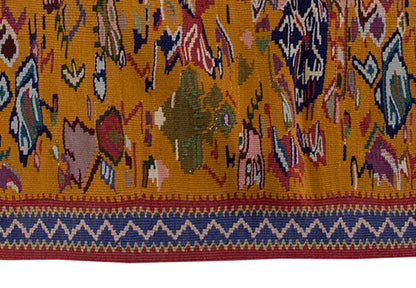 Vintage Kilim Rug,Kayseri Kilim 2'2" x 3'3" feet 67 x 100 cm