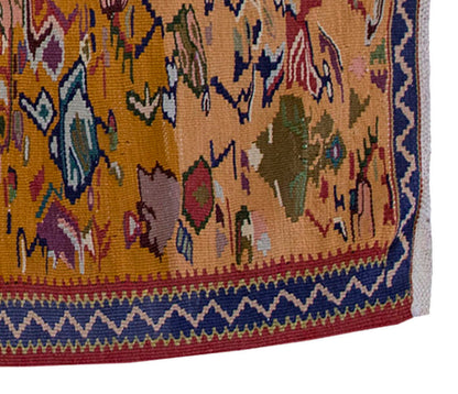 Vintage Kilim Rug,Kayseri Kilim 2'2" x 3'3" feet 67 x 100 cm