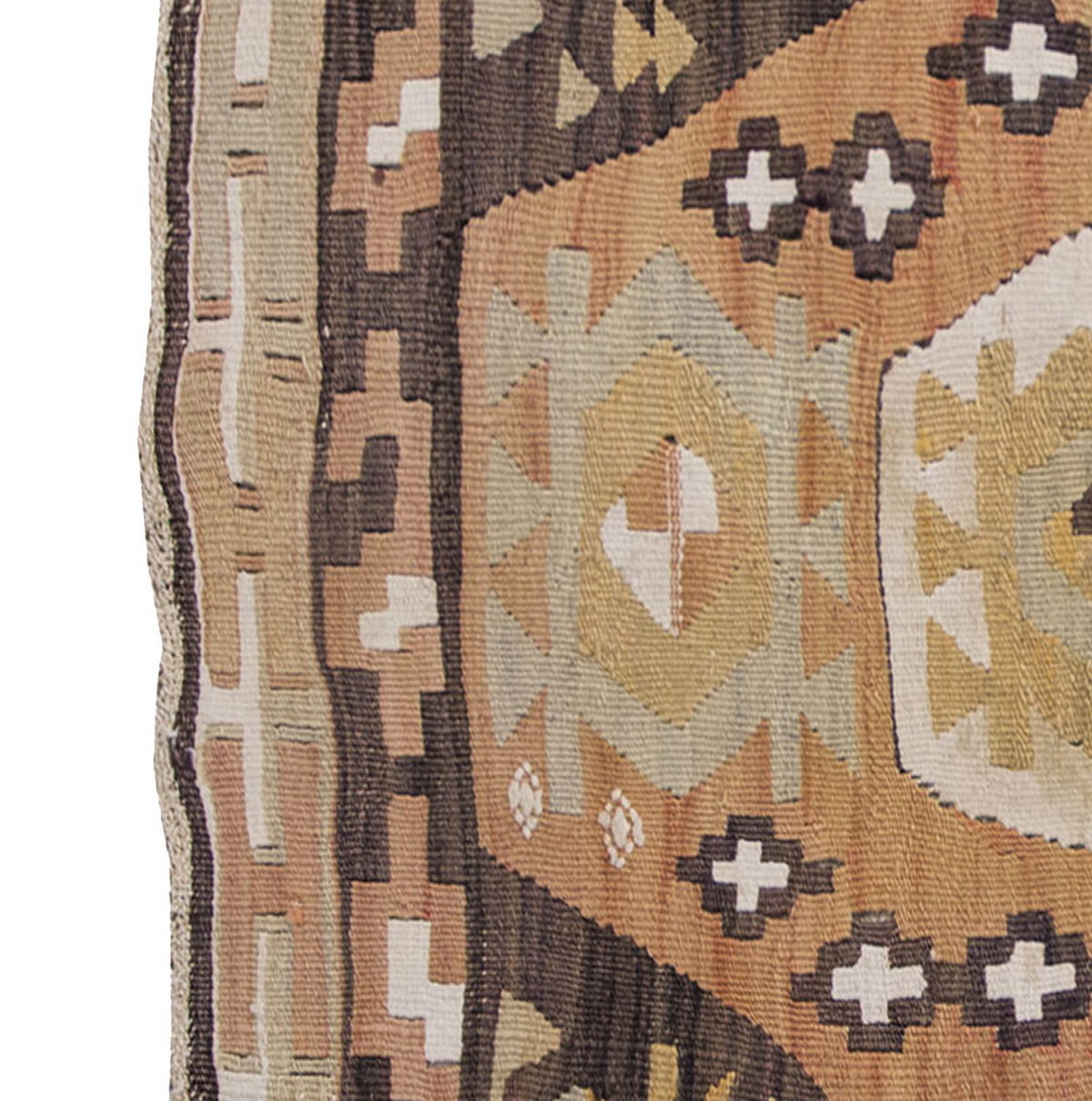 Vintage Kilim Rug,Konya Kilim 2'2" x 3'7" feet 66 x 110 cm