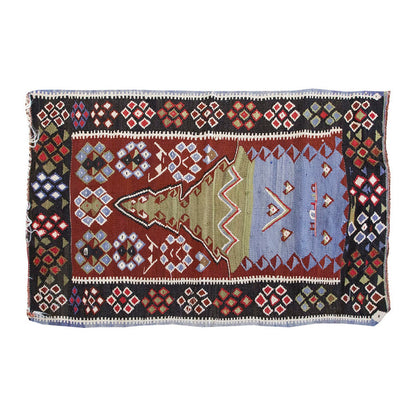 Vintage Kilim Rug,Konya Kilim 2'5" x 4" feet 73 x 118 cm