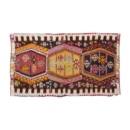 Vintage Kilim Rug,Kırşehir Kilim 2'5" x 4" feet 73 x 123 cm
