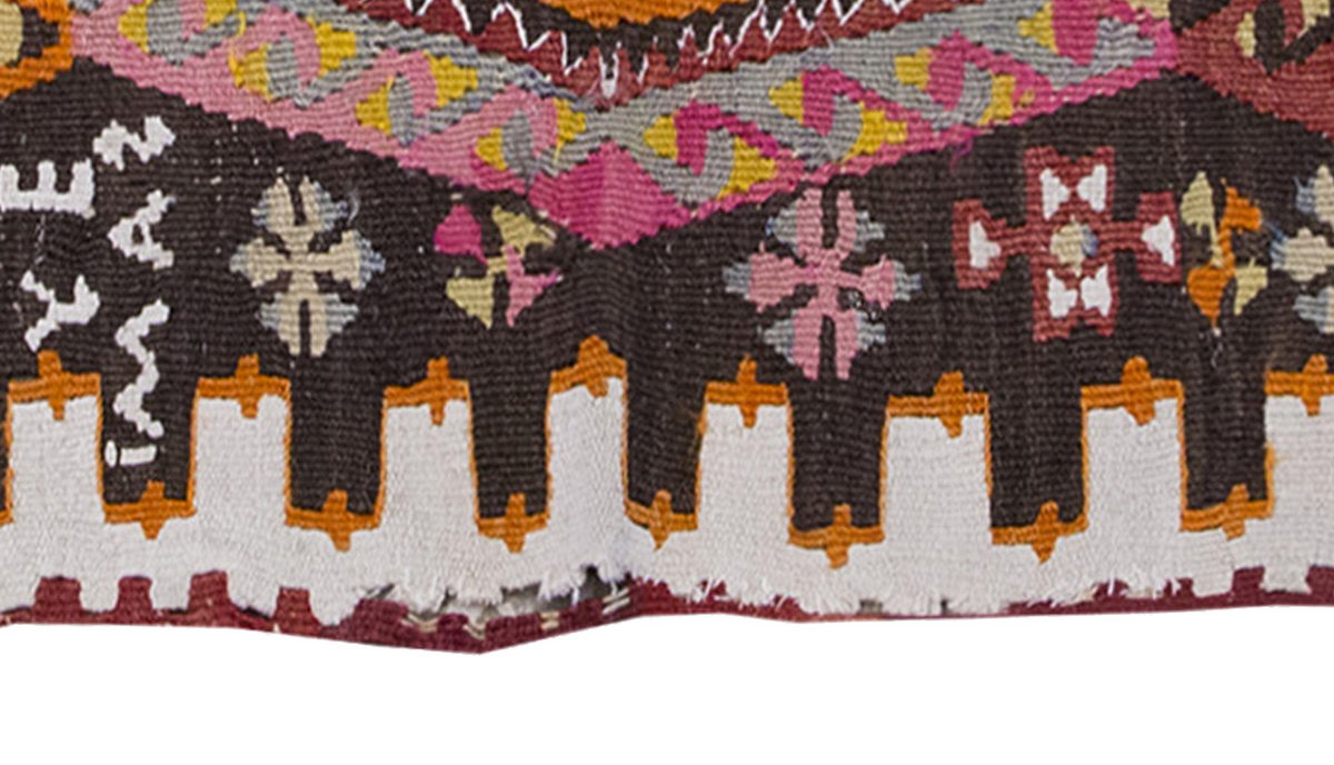 Vintage Kilim Rug,Kırşehir Kilim 2'5" x 4" feet 73 x 123 cm