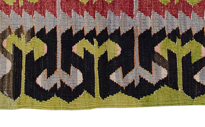 Vintage Kilim Rug,Denizli Kilim 2'6" x 3'3" feet 76 x 100 cm