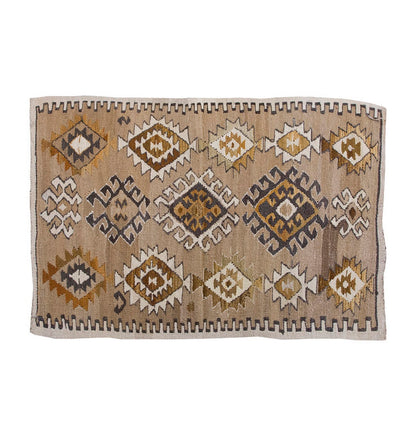 Vintage Kilim Rug,Konya Kilim 2'6" x 4'1" feet 75 x 125 cm