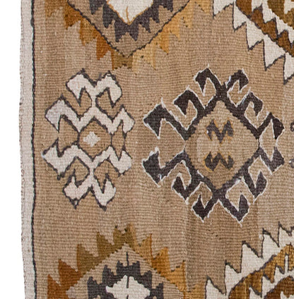 Vintage Kilim Rug,Konya Kilim 2'6" x 4'1" feet 75 x 125 cm
