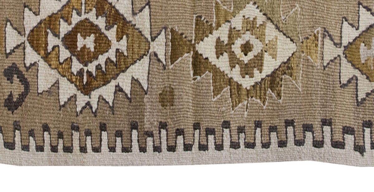 Vintage Kilim Rug,Konya Kilim 2'6" x 4'1" feet 75 x 125 cm