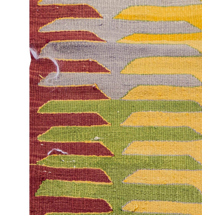 Vintage Bodrum Milas Kilim Rug, South West Part of Turkey Kilim 2'7" x 3'1" feet 80 x 95 cm