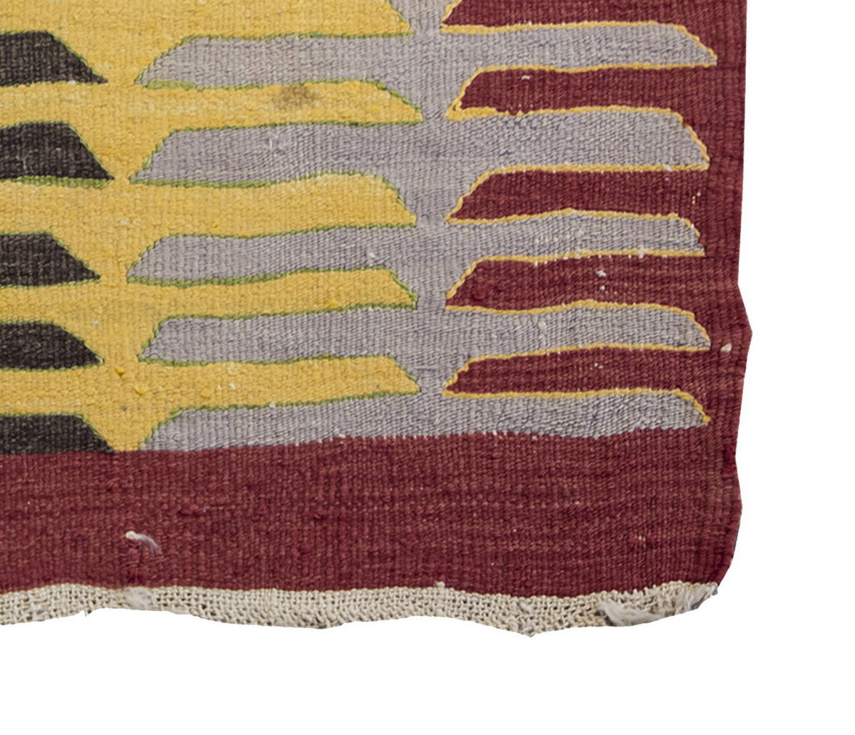 Vintage Bodrum Milas Kilim Rug, South West Part of Turkey Kilim 2'7" x 3'1" feet 80 x 95 cm