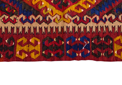 Vintage Kilim Rug,Fethiye Kilim 2'7" x 3'7" feet 78 x 110 cm