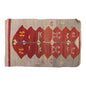 Vintage Kilim Rug,Denizli Kilim 2'7" x 3'8" feet 80 x 113 cm