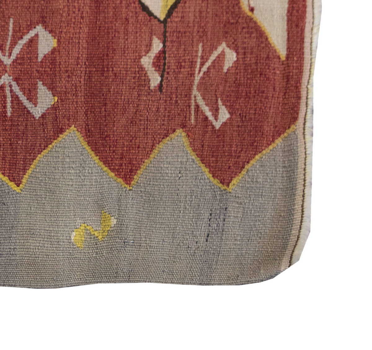 Vintage Kilim Rug,Denizli Kilim 2'7" x 3'8" feet 80 x 113 cm