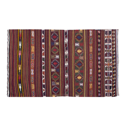Vintage Kilim Rug,Konya Kilim 2'7" x 4'4" feet 80 x 132 cm