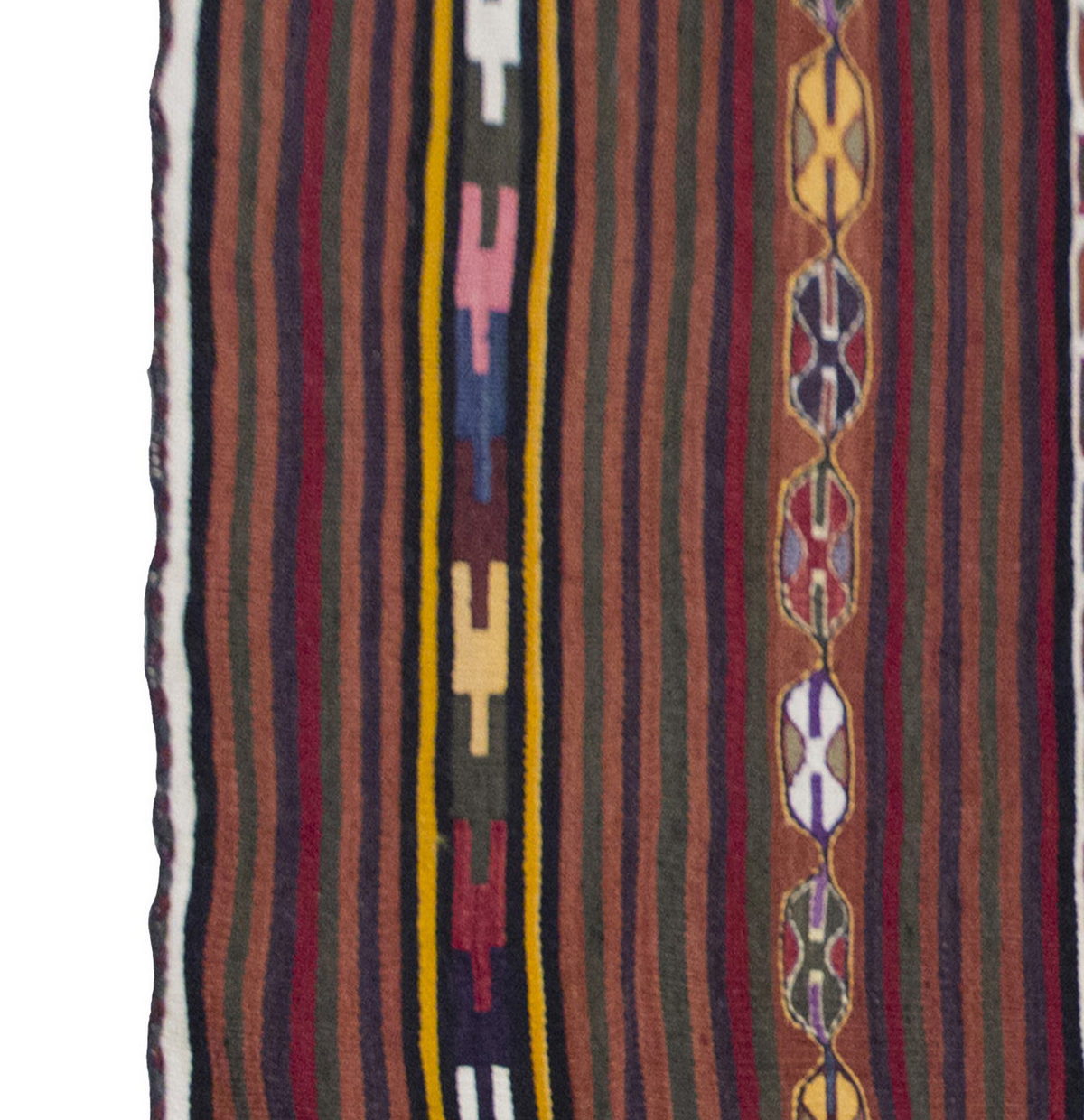 Vintage Kilim Rug,Konya Kilim 2'7" x 4'4" feet 80 x 132 cm