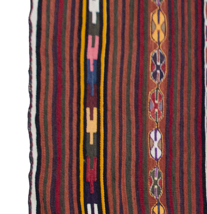 Vintage Kilim Rug,Konya Kilim 2'7" x 4'4" feet 80 x 132 cm