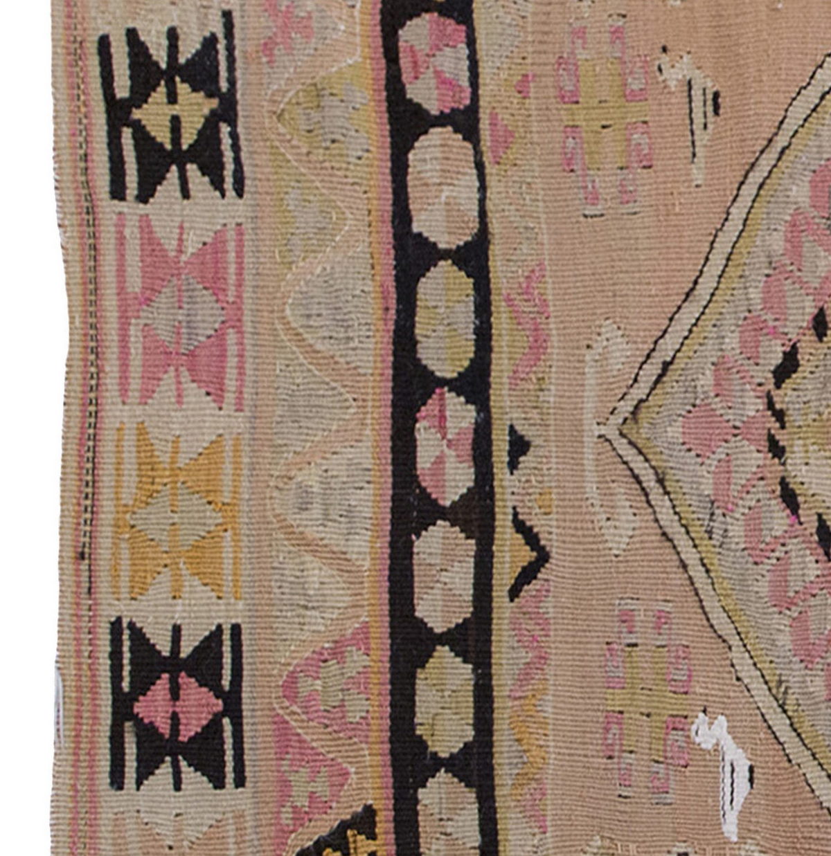 Vintage Kilim Rug,Kayseri Kilim 2'7" x 4'4" feet 80 x 132 cm