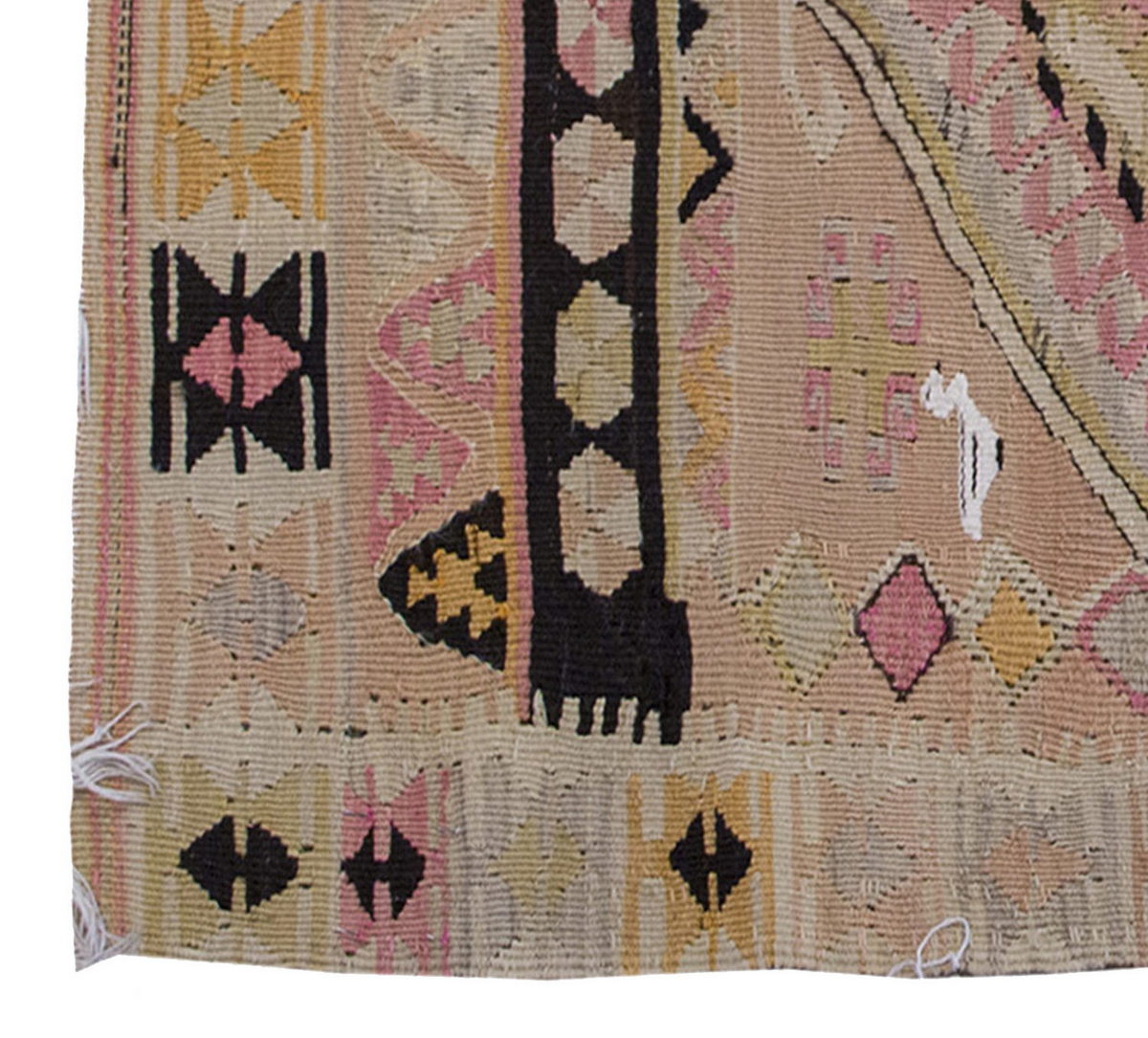 Vintage Kilim Rug,Kayseri Kilim 2'7" x 4'4" feet 80 x 132 cm