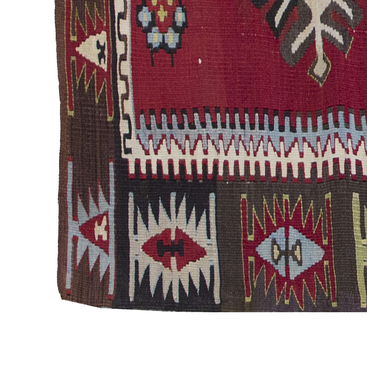 Vintage Kilim Rug,Kayseri Kilim 2'7" x 4'7" feet 78 x 140 cm
