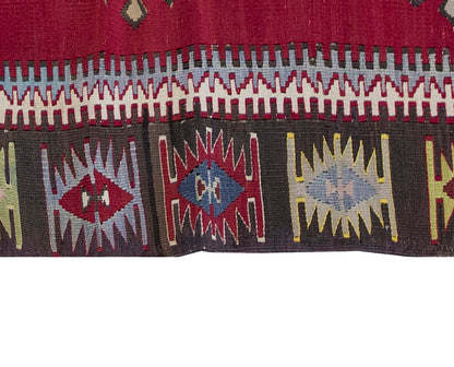 Vintage Kilim Rug,Kayseri Kilim 2'7" x 4'7" feet 78 x 140 cm