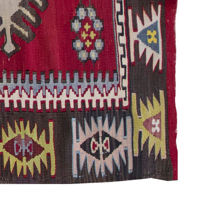 Vintage Kilim Rug,Kayseri Kilim 2'7" x 4'7" feet 78 x 140 cm