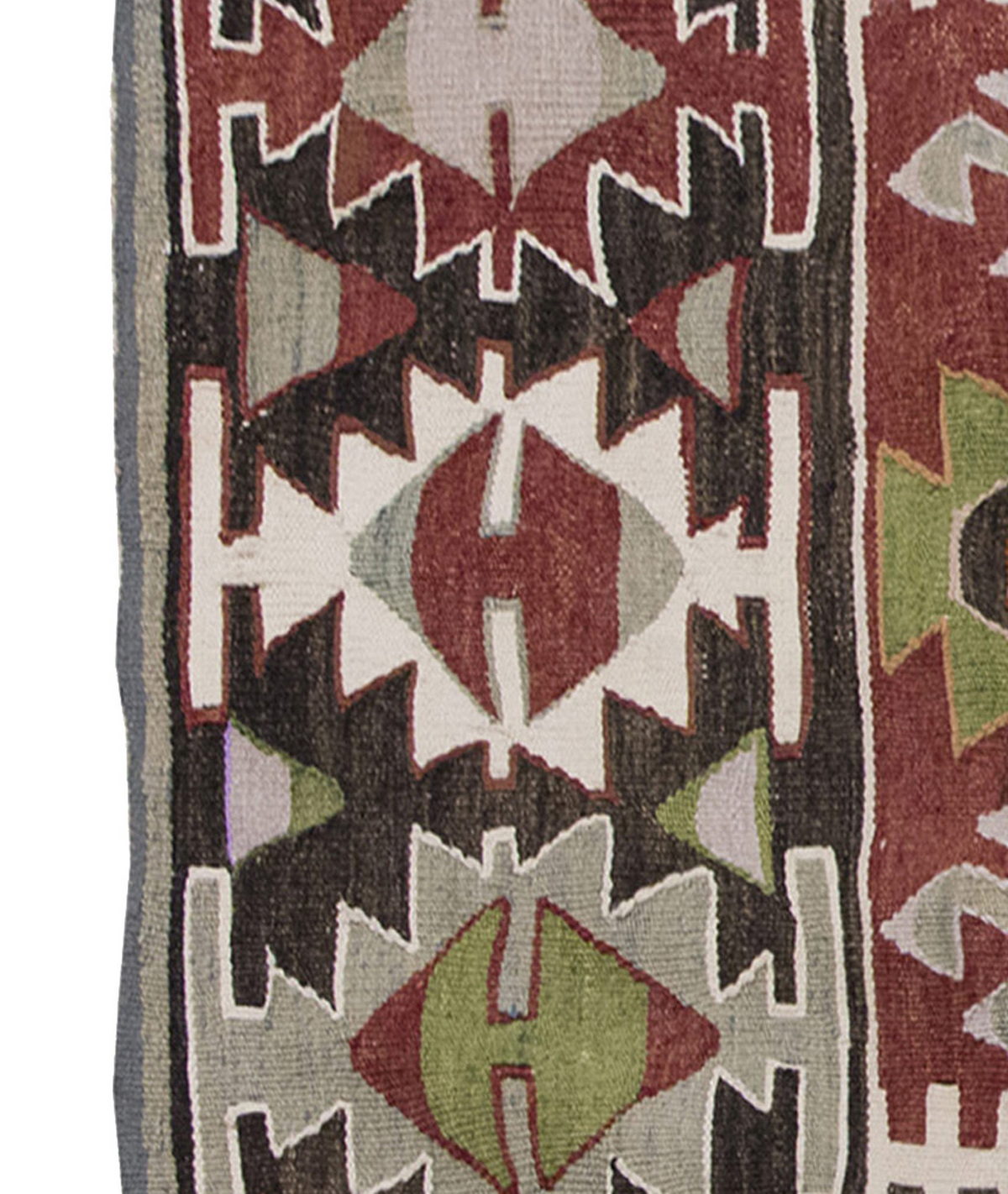 Vintage Kilim Rug,Denizli Kilim 2'7" x 5" feet 78 x 147 cm