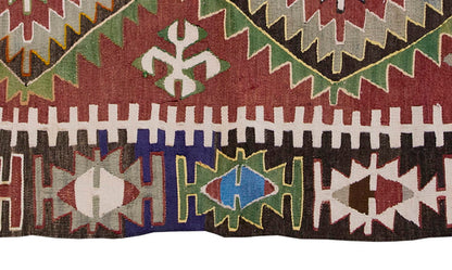 Vintage Kilim Rug,Denizli Kilim 2'7" x 5" feet 78 x 147 cm