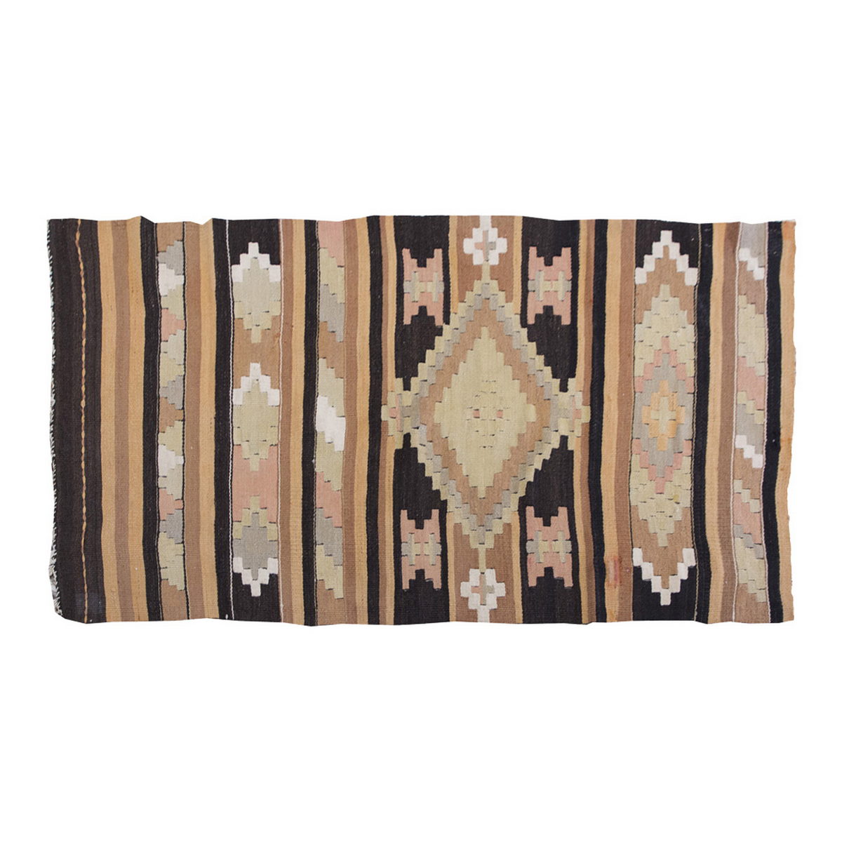 Vintage Kilim Rug,Besarabian Kilim 2'7" x 5" feet 80 x 151 cm