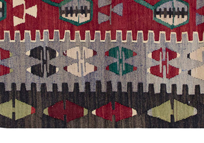 Vintage Kilim Rug,Denizli Kilim 2'8" x 4'5" feet 81 x 135 cm