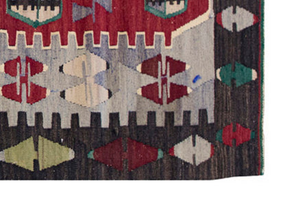 Vintage Kilim Rug,Denizli Kilim 2'8" x 4'5" feet 81 x 135 cm