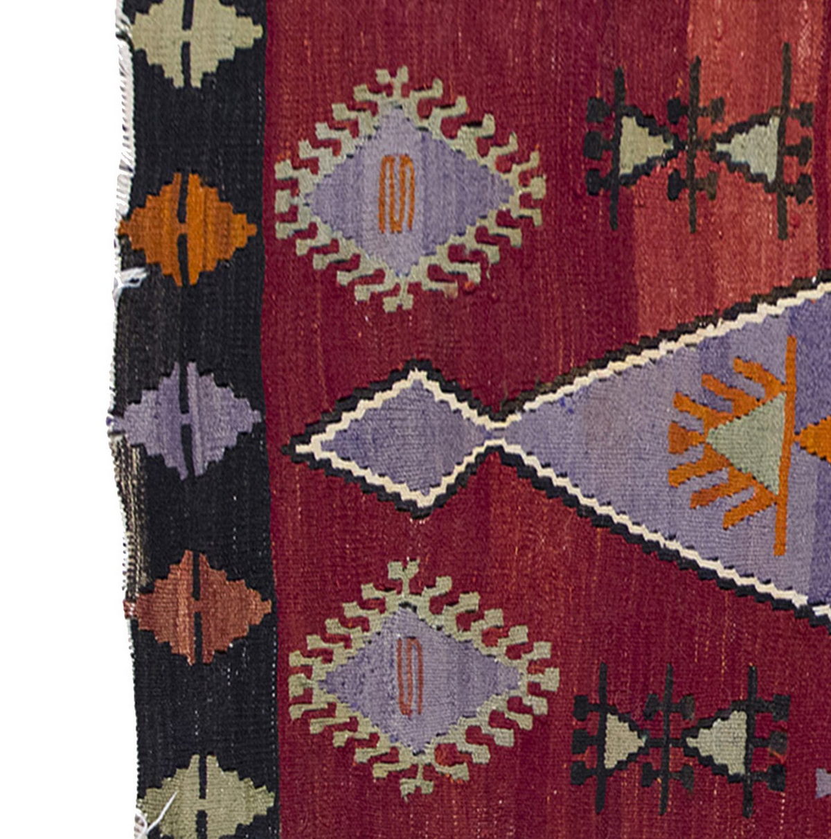 Vintage Kilim Rug,Emirdağ Kilim 2'8" x 4'8" feet 82 x 143 cm