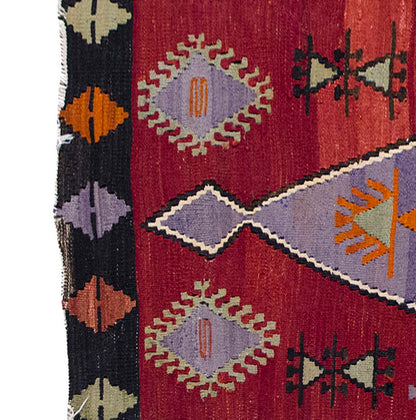 Vintage Kilim Rug,Emirdağ Kilim 2'8" x 4'8" feet 82 x 143 cm