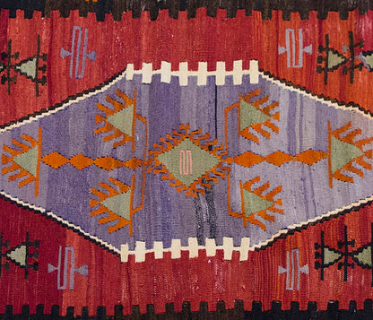 Vintage Kilim Rug,Emirdağ Kilim 2'8" x 4'8" feet 82 x 143 cm