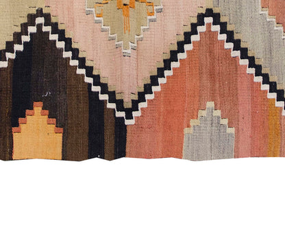 Vintage Kilim Rug, Oushak Area Kilim 2'8" x 5'7" feet 82 x 170 cm