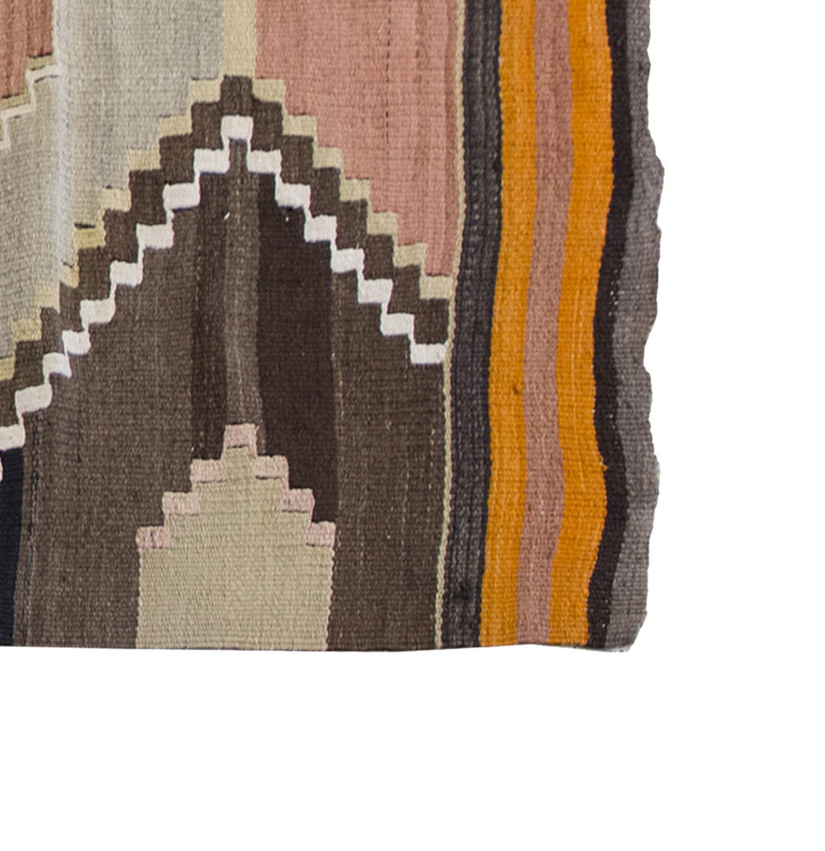 Vintage Kilim Rug, Oushak Area Kilim 2'8" x 5'7" feet 82 x 170 cm