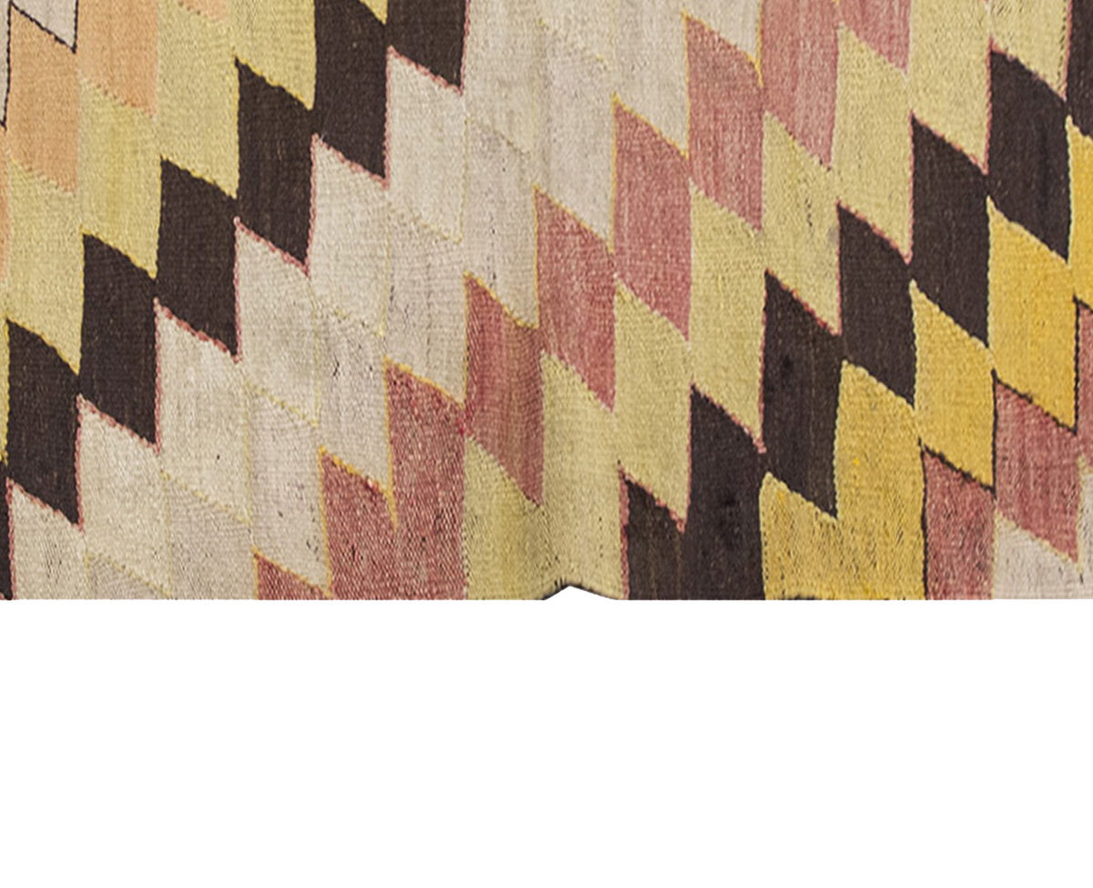 Vintage Kilim Rug,Konya Kilim 2'8" x 6" feet 82 x 185 cm
