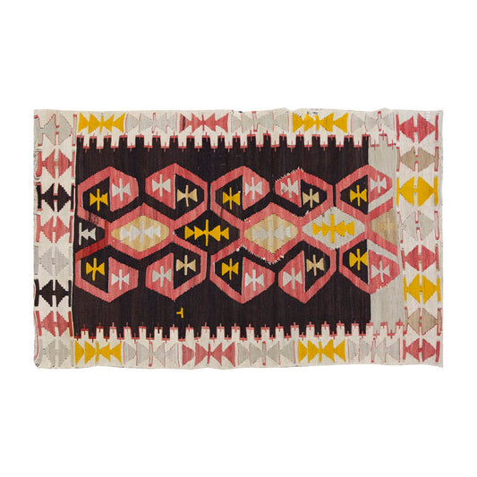 Vintage Kilim Rug,Konya Kilim 2'9" x 4" feet 85 x 120 cm