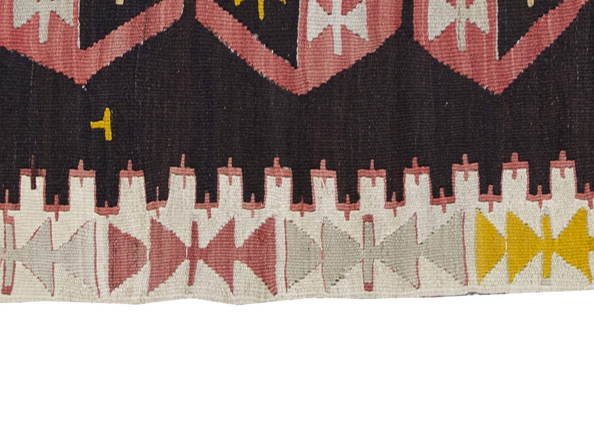 Vintage Kilim Rug,Konya Kilim 2'9" x 4" feet 85 x 120 cm