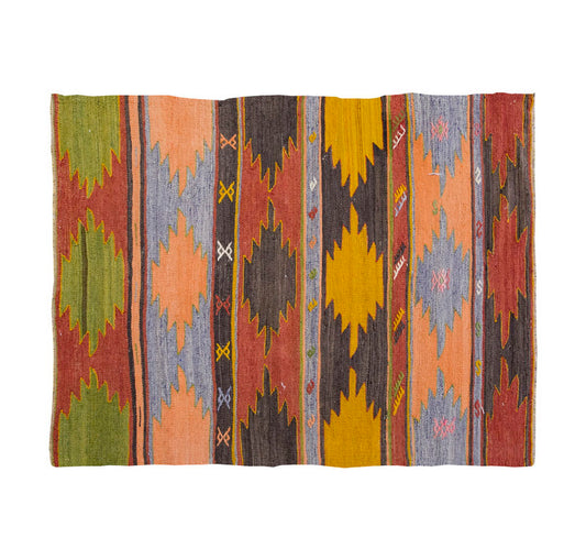 Vintage Kilim Rug,Konya Kilim 2'9" x 4'2" feet 83 x 126 cm